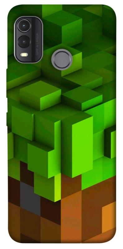Чехол itsPrint Grass block для Nokia G11 Plus, игры, купить оптом с доставкой