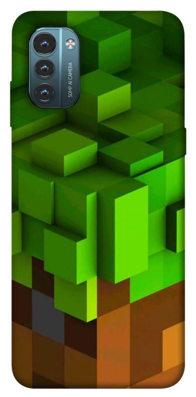 Чехол itsPrint Grass block для Nokia G21, игры, купить оптом с доставкой