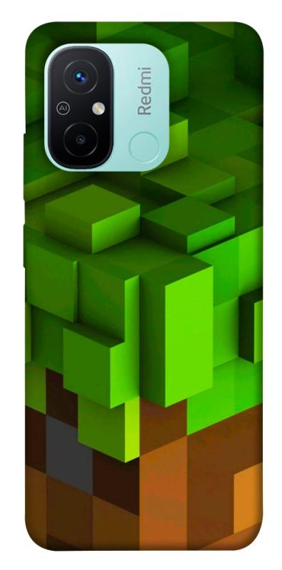 Чехол itsPrint Grass block для Xiaomi Redmi 12C, игры, купить оптом с доставкой