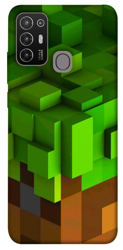 Чехол itsPrint Grass block для ZTE Blade A52, игры, купить оптом с доставкой