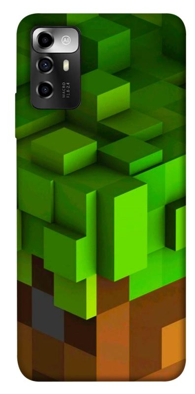 Чехол itsPrint Grass block для ZTE Blade A72, игры, купить оптом с доставкой