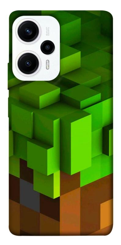 Чехол itsPrint Grass block для Xiaomi Poco F5 / Note 12 Turbo, игры, купить оптом с доставкой
