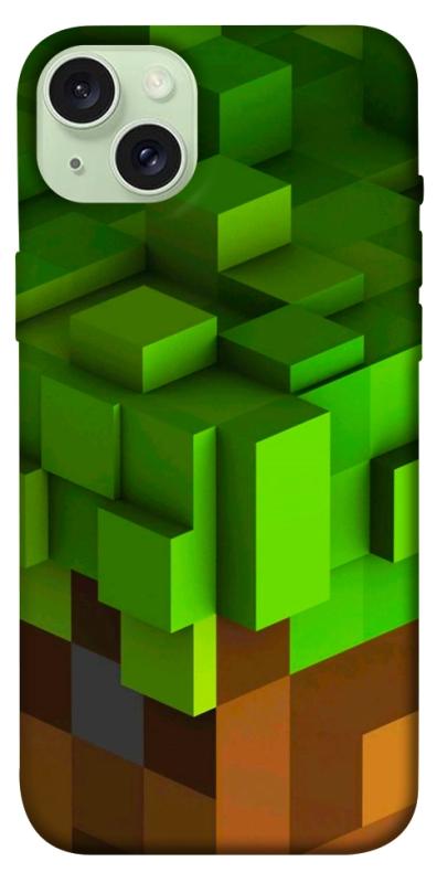 Чехол itsPrint Grass block для Apple iPhone 15 Plus (6.7"), игры, купить оптом с доставкой