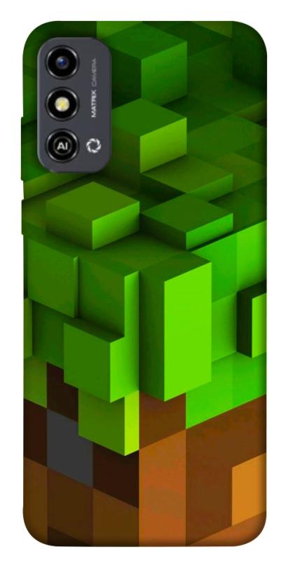 Чохол itsPrint Grass block для ZTE Blade A53, ігри, купити оптом з доставкою