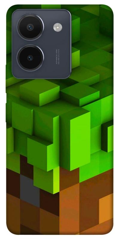 Чехол itsPrint Grass block для Vivo Y36, игры, купить оптом с доставкой