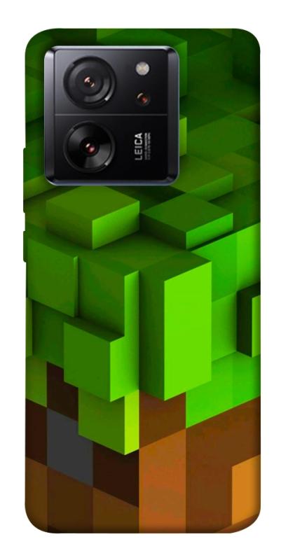 Чехол itsPrint Grass block для Xiaomi 13T, игры, купить оптом с доставкой