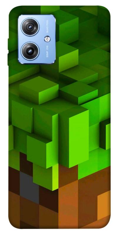 Чохол itsPrint Grass block для Motorola Moto G84, ігри, купити оптом з доставкою