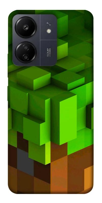 Чехол itsPrint Grass block для Xiaomi Redmi 13C, игры, купить оптом с доставкой