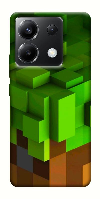 Чехол itsPrint Grass block для Xiaomi Poco X6, игры, купить оптом с доставкой