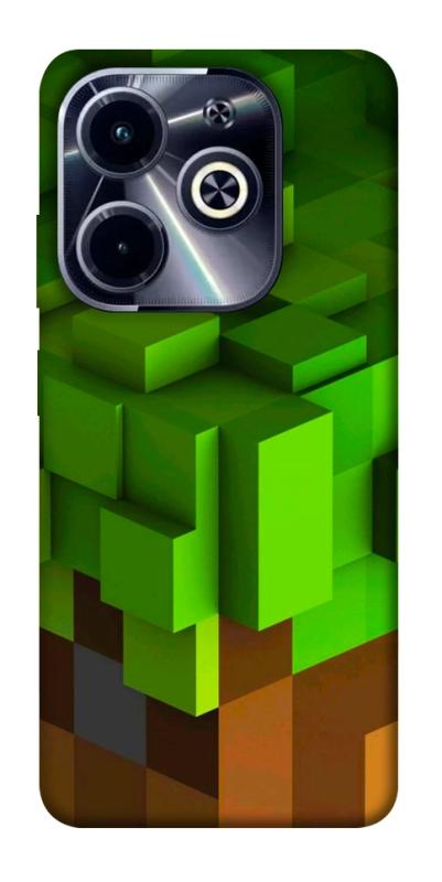 Чехол itsPrint Grass block для Infinix Hot 40i, игры, купить оптом с доставкой