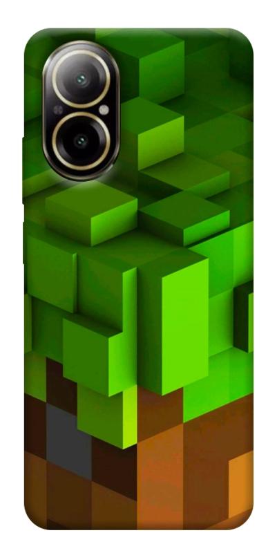 Чехол itsPrint Grass block для Realme C67 4G, игры, купить оптом с доставкой