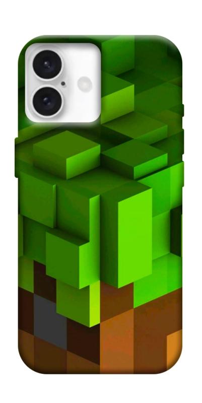 Чехол itsPrint Grass block для Apple iPhone 16 (6.1"), игры, купить оптом с доставкой