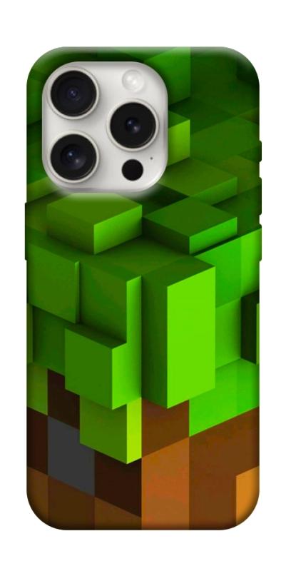 Чохол itsPrint Grass block для Apple iPhone 16 Pro Max (6.9"), ігри, купити оптом з доставкою