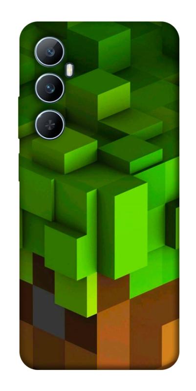 Чехол itsPrint Grass block для Realme C65 4G, игры, купить оптом с доставкой