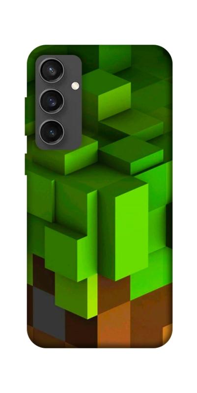Чехол itsPrint Grass block для Samsung Galaxy S24 FE, игры, купить оптом с доставкой