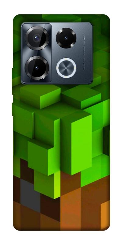Чехол itsPrint Grass block для Infinix Note 40 Pro 4G, игры, купить оптом с доставкой