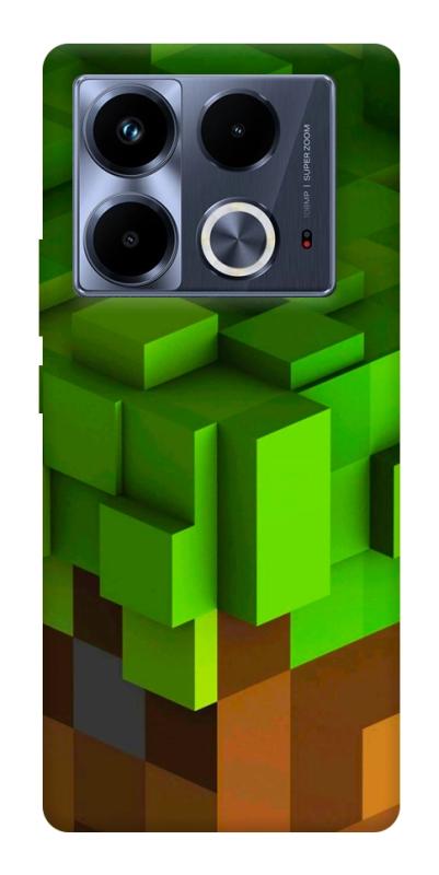 Чохол itsPrint Grass block для Infinix Note 40 4G, ігри, купити оптом з доставкою