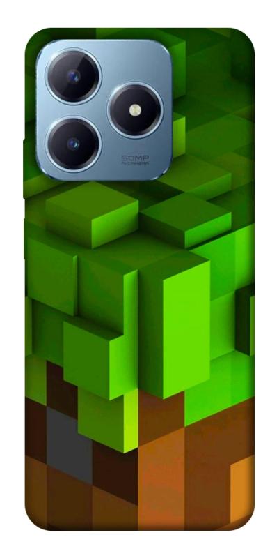 Чехол itsPrint Grass block для Realme C63 4G, игры, купить оптом с доставкой