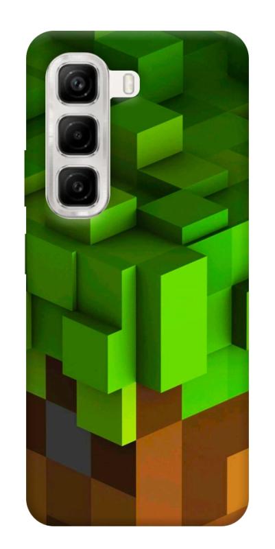 Чехол itsPrint Grass block для Infinix Hot 50 4G, игры, купить оптом с доставкой