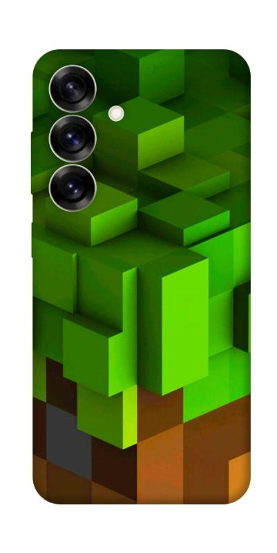 Чехол itsPrint Grass block для Samsung Galaxy S25, игры, купить оптом с доставкой