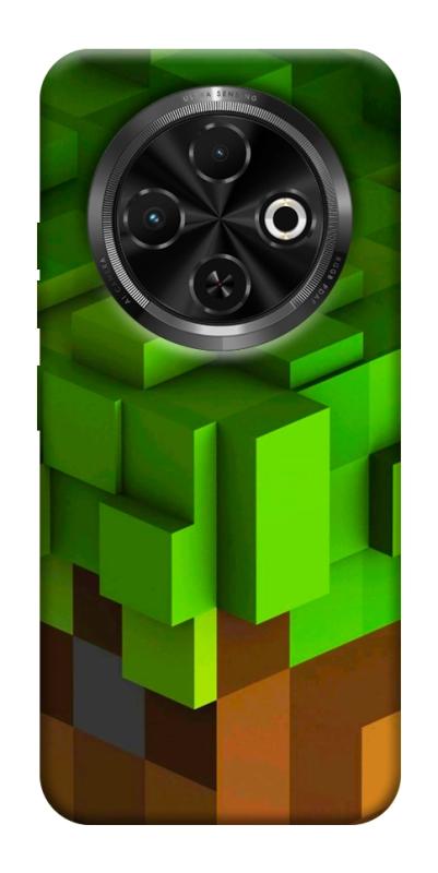 Чохол itsPrint Grass block для TECNO Spark 30C, ігри, купити оптом з доставкою