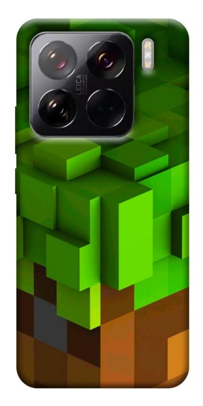 Чехол itsPrint Grass block для Xiaomi 15 Pro, игры, купить оптом с доставкой