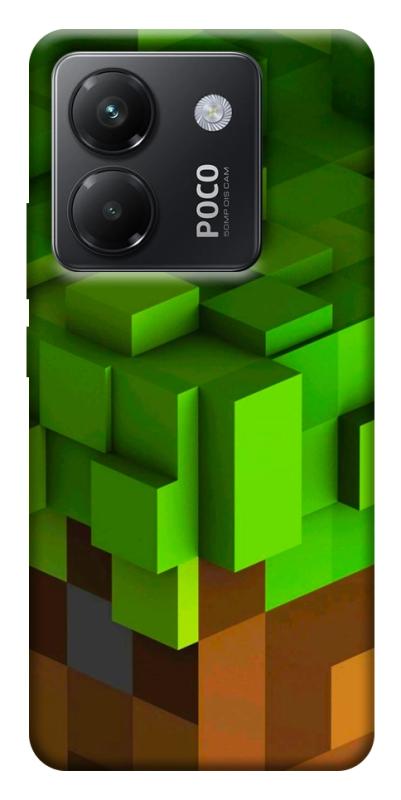 Чехол itsPrint Grass block для Xiaomi Poco M7 Pro 5G, игры, купить оптом с доставкой