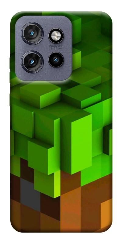 Чехол itsPrint Grass block для Motorola Edge 50 Neo, игры, купить оптом с доставкой