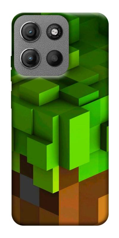 Чехол itsPrint Grass block для Motorola Moto G15 4G, игры, купить оптом с доставкой