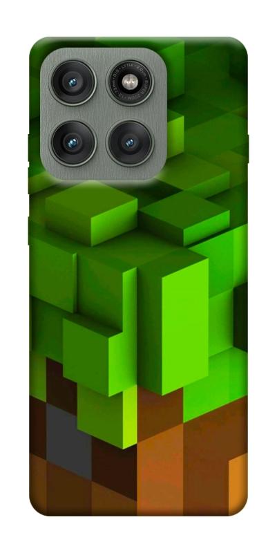 Чехол itsPrint Grass block для Motorola Edge 60 Pro, игры, купить оптом с доставкой