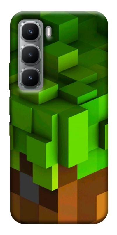 Чехол itsPrint Grass block для Infinix Hot 60i, игры, купить оптом с доставкой