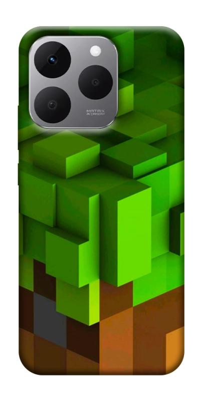 Чехол itsPrint Grass block для Realme 15T, игры, купить оптом с доставкой