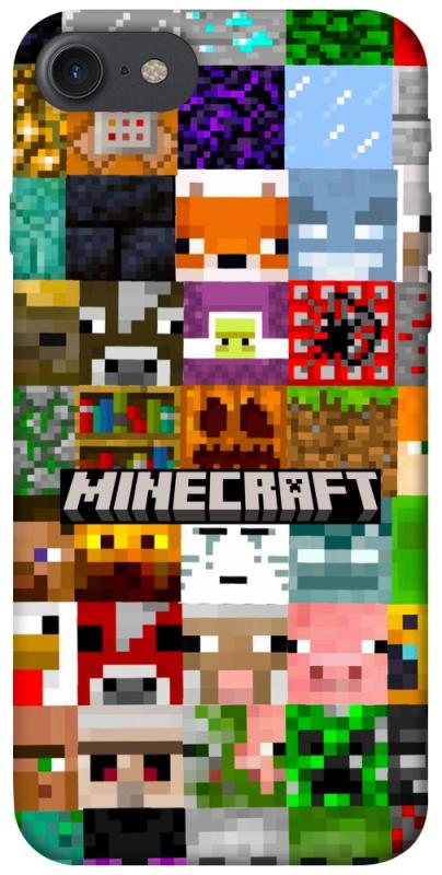 Чехол itsPrint Minecraft collage для Apple iPhone 7 / 8 (4.7"), игры, купить оптом с доставкой