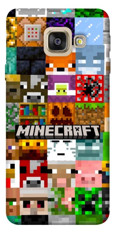 Чехол itsPrint Minecraft collage для Samsung A520 Galaxy A5 (2017), игры, купить оптом с доставкой