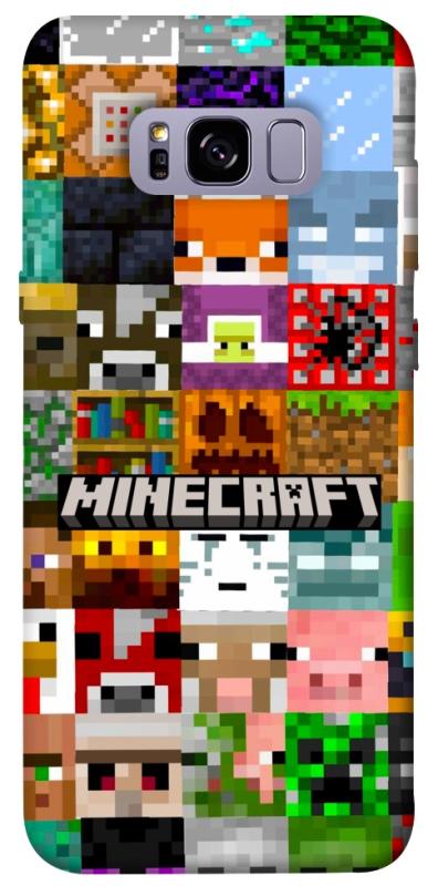 Чехол itsPrint Minecraft collage для Samsung G955 Galaxy S8 Plus, игры, купить оптом с доставкой