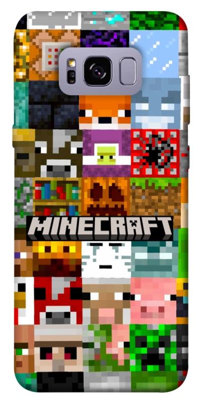Чохол itsPrint Minecraft collage для Samsung G955 Galaxy S8 Plus, ігри, купити оптом з доставкою