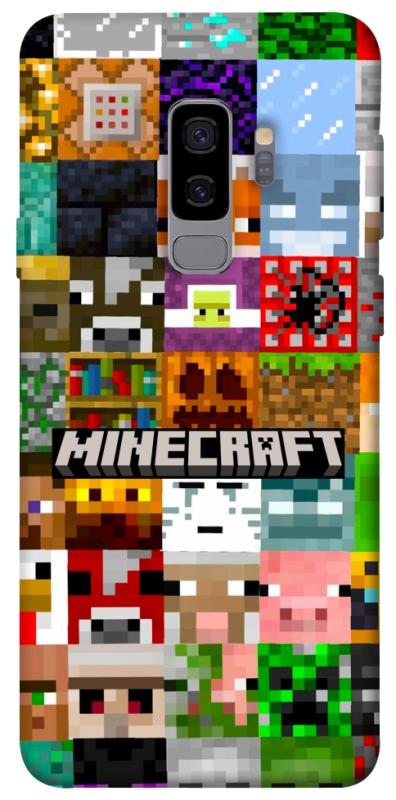 Чехол itsPrint Minecraft collage для Samsung Galaxy S9+, игры, купить оптом с доставкой