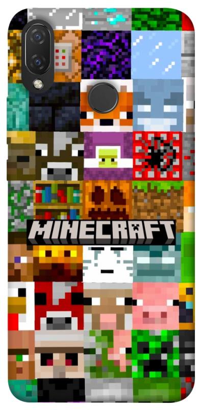 Чехол itsPrint Minecraft collage для Huawei P Smart+ (nova 3i), игры, купить оптом с доставкой