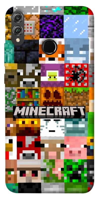 Чехол itsPrint Minecraft collage для Huawei Honor 8X, игры, купить оптом с доставкой