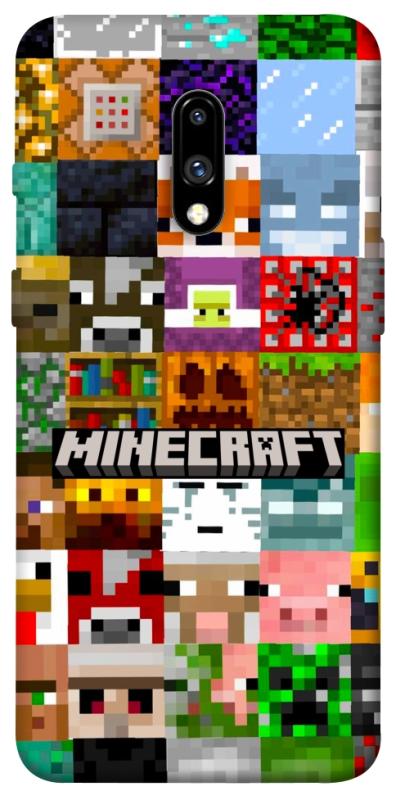 Чехол itsPrint Minecraft collage для OnePlus 7, игры, купить оптом с доставкой