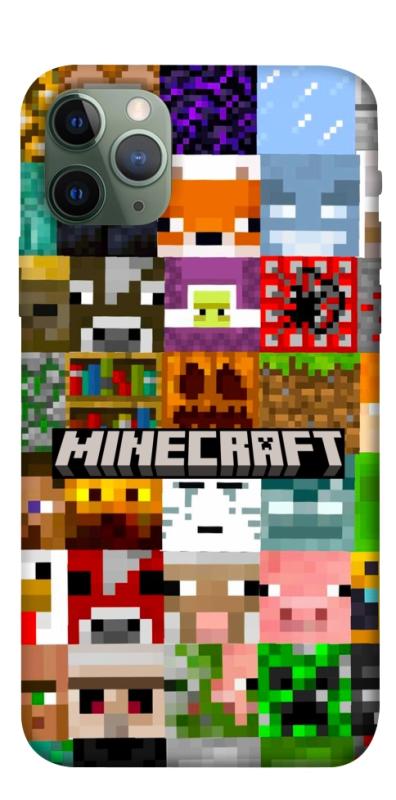 Чехол itsPrint Minecraft collage для Apple iPhone 11 Pro (5.8"), игры, купить оптом с доставкой