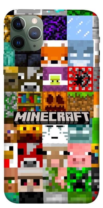 Чехол itsPrint Minecraft collage для Apple iPhone 11 Pro Max (6.5"), игры, купить оптом с доставкой
