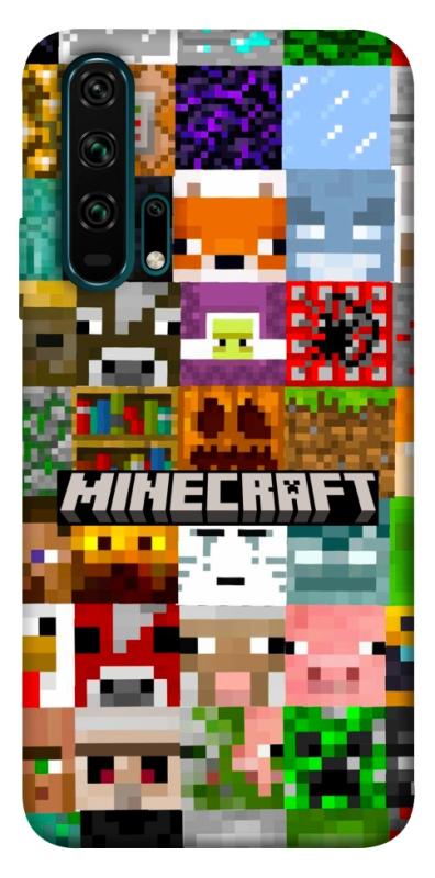 Чехол itsPrint Minecraft collage для Huawei Honor 20 Pro, игры, купить оптом с доставкой