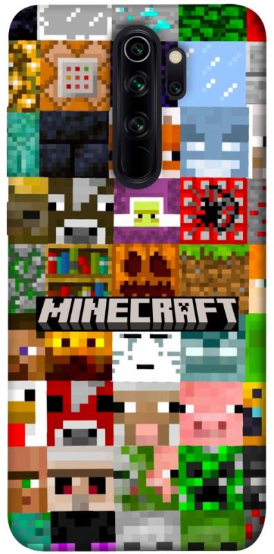 Чехол itsPrint Minecraft collage для Xiaomi Redmi Note 8 Pro, игры, купить оптом с доставкой