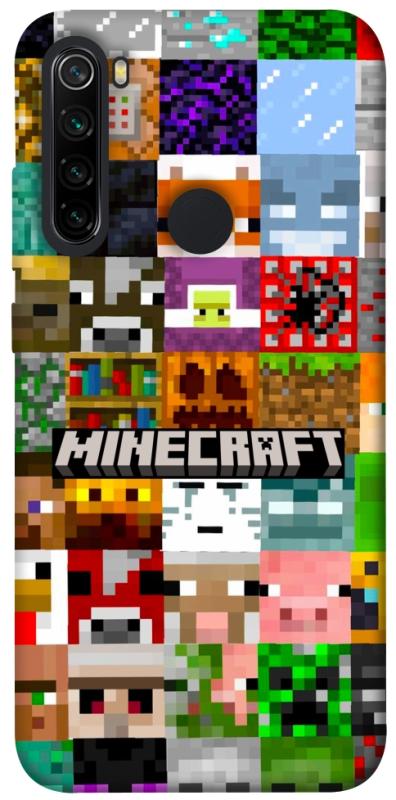 Чехол itsPrint Minecraft collage для Xiaomi Redmi Note 8, игры, купить оптом с доставкой