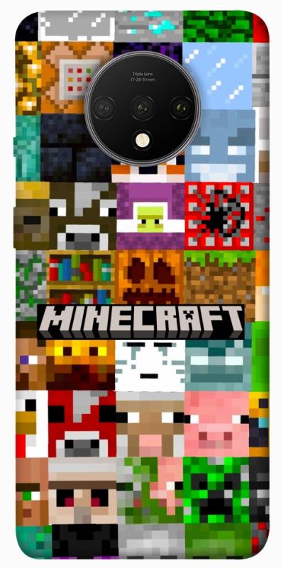 Чохол itsPrint Minecraft collage для OnePlus 7T, ігри, купити оптом з доставкою