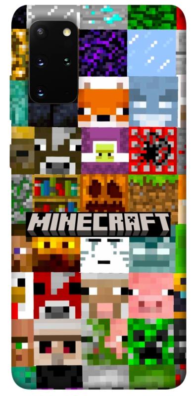 Чехол itsPrint Minecraft collage для Samsung Galaxy S20+, игры, купить оптом с доставкой