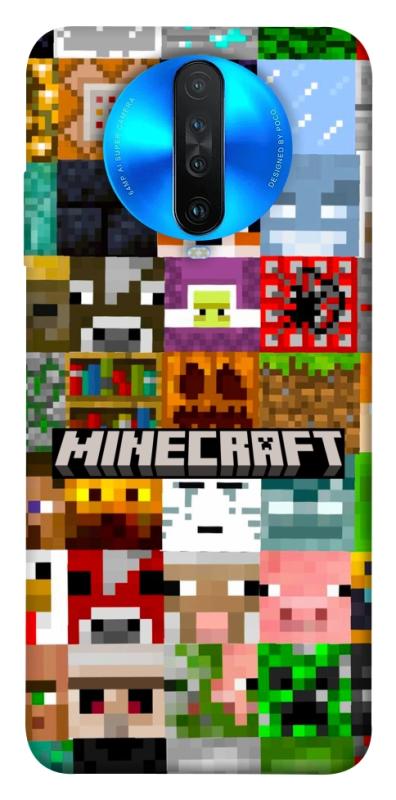 Чехол itsPrint Minecraft collage для Xiaomi Redmi K30, игры, купить оптом с доставкой