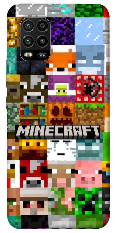 Чехол itsPrint Minecraft collage для Xiaomi Mi 10 Lite, игры, купить оптом с доставкой