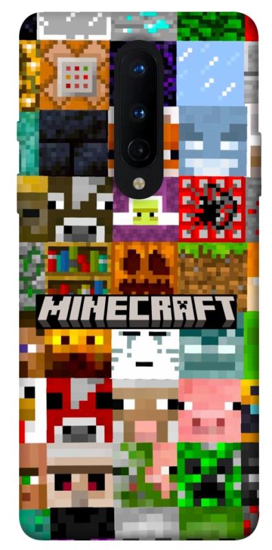 Чохол itsPrint Minecraft collage для OnePlus 8, ігри, купити оптом з доставкою